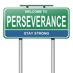 Perseverance concept.