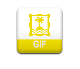 Boton cuadrado blanco GIF coloreado