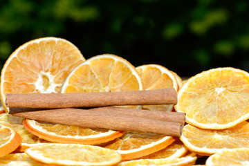 Oranges à la cannelle