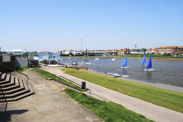 Hove Lagoon. Brighton. Sussex. England