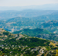 mounteins landscape in montenegro