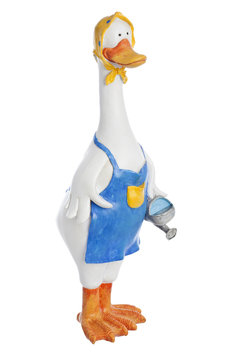Ceramic figurine of a goose