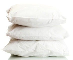 Fototapeta na wymiar pillows isolated on white
