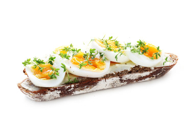 Wholesome Bread with Boiled Egg