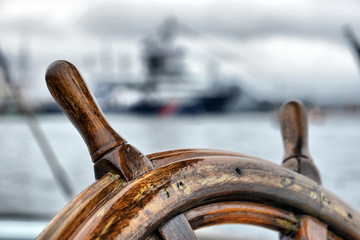 steering wheel sailboat