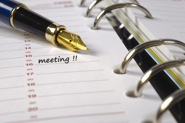 Fototapeta premium meeting date