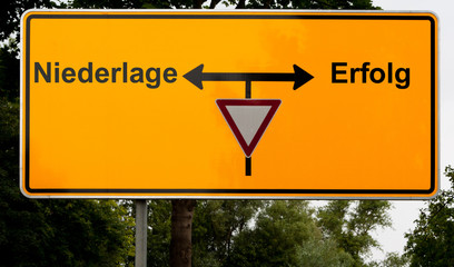 Niederlage oder Erfolg