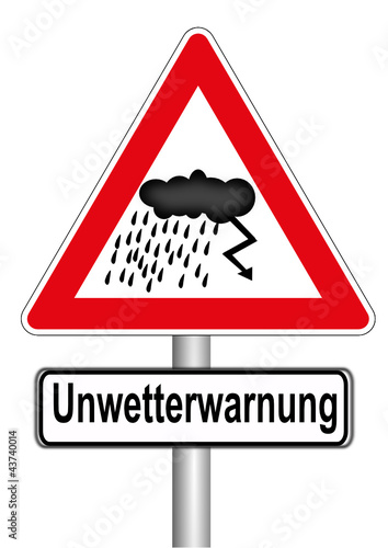 "Schild Unwetterwarnung" Stockfotos und lizenzfreie ...