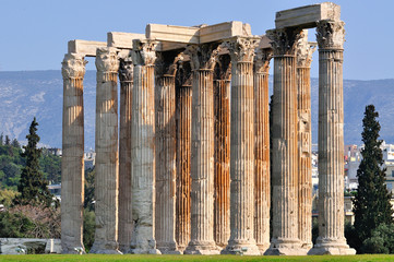Temple of Olympian Zeus - obrazy, fototapety, plakaty