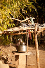 Water for summer in village