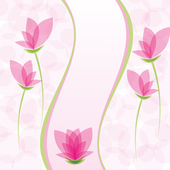 Abstract floral background