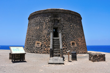 Obraz na płótnie Canvas Torre del Toston in El Cotillo, Fuerteventura, Canary Islands, S