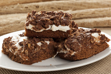 Homemade Chocolate Marshmellow Brownies