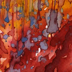 Fotobehang Schilderkunst Artystyczne tło akwarelowe,  © bruniewska