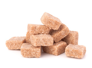 Lump brown cane sugar cubes