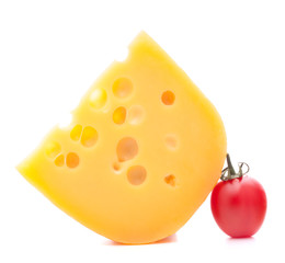 Cheese and cherry tomato