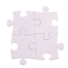 Four Puzzle pieces