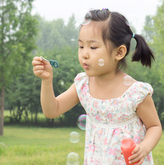 Asian little girl
