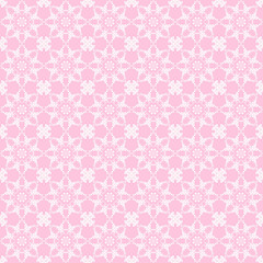 Baby Pink & White Kaleidoscope