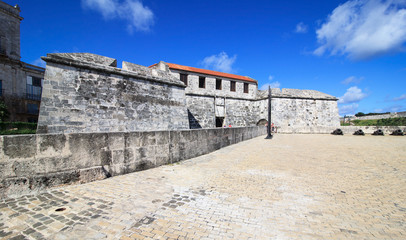 Obraz premium Oldest fortress in Cuba - castillo de la Real Fuerza.