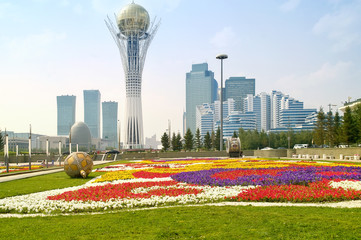 Astana. Municipal landscape - obrazy, fototapety, plakaty