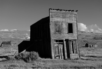 Abandoned saloon in Bodie, California