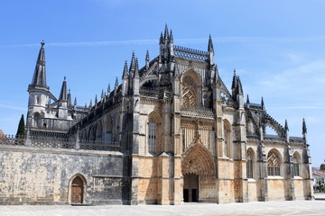 Fototapeta na wymiar Monastery of Batalha in Portugal