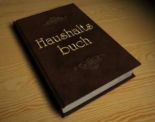 3D Buch - Haushaltsbuch