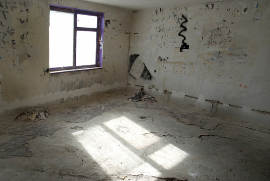 Abandoned empty room