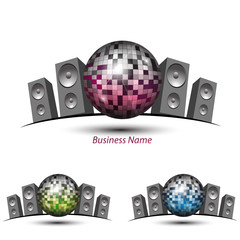 logo disco ball