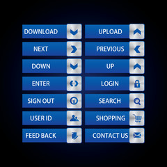Web Design buttons Theme
