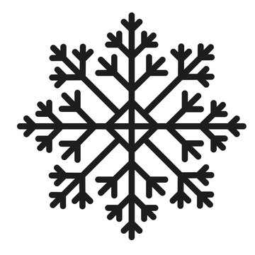 flocon neige, vecteur