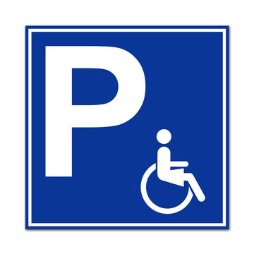 Se&ntilde;al aparcamiento para minusvalidas