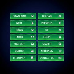 Web Design buttons Theme