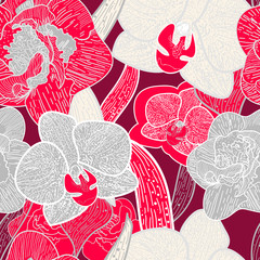Seamless floral texture