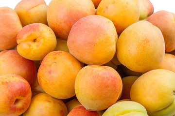 Background of the apricots