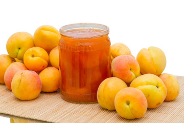 Apricots and jam