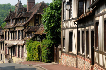 France, the old village of  Lyons la Foret