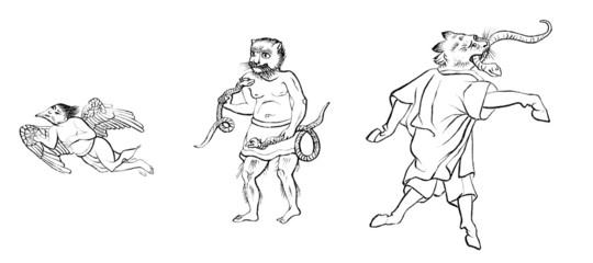 Asian Mythology : 3 Monsters