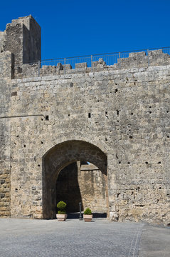 Rocca of Corneto. Tarquinia. Lazio. Italy.
