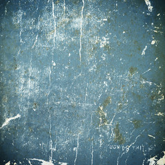 grunge blue paper texture, distressed background - 43765473