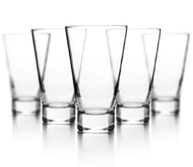 Transparent glass set