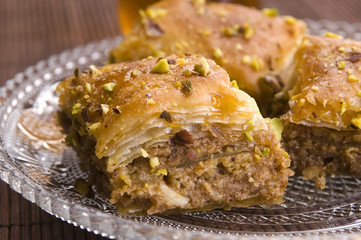 Baklava - traditional middle east sweet desert