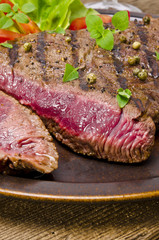 Grilled Steak. Barbecue