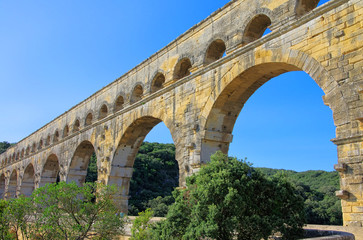 Fototapeta na wymiar Pont du Gard 08