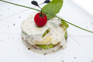 салат из морепродуктов