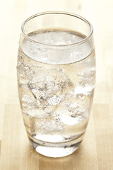 Fresh Clear Water in a glass