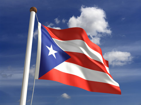 Puerto Rico (with clipping path)