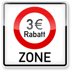 3 Euro Rabatt Zone