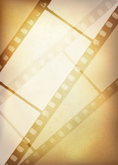 Vintage film strip background, vector illustration, EPS10
